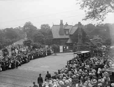 Royal Visit of King George V and Queen Mary, Greenhead Park, Huddersfield.
