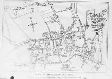 Plan of Huddersfield, 1820