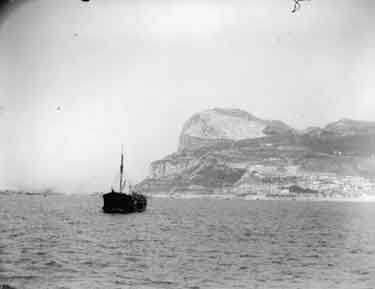 Gibraltar, boat at sea