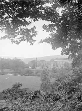 View of church ruins, Bolton Abbey
