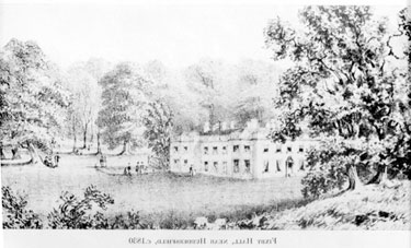 Drawing of Fixby Hall