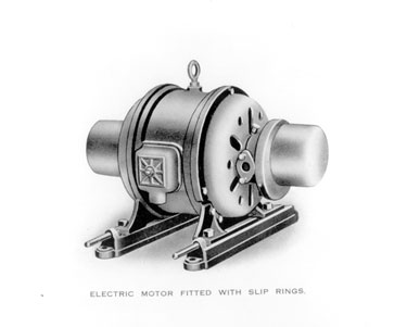 Brook Motors Limited: electric motor fitted with slip rings