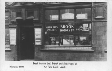 Brook Motors Limited: 43 Park Lane, Leeds