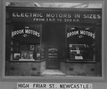 Brook Motors Limited: High Friar Street, Newcastle