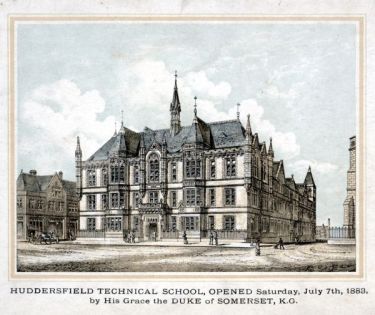 Huddersfield Technical School and Mechanics Institution, Queen Street South.