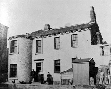The Old Vagrant Office, Huddersfield - pulled down in 1869. This building adjoined Croft Head Buildings, and the site of a portion of the office formed part of Lower George Street.