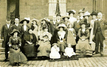 Group photograph including young people.