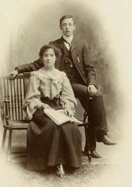 Portrait of a young couple (Schofield).