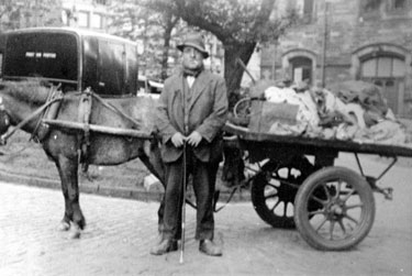 Man with horse and cart.