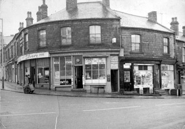 Commercial Street old shop fronts.