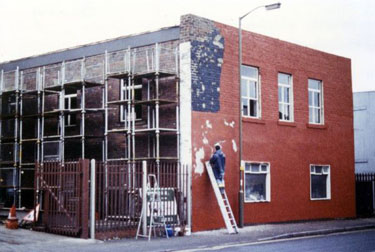 John's Radio, Bradford Road - During redevelopment.