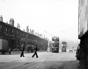 Bradford Road, at the Junction with Alder Street, Huddersfield. 