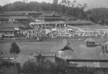 Wartime Archive of Reg Stone of Skelmanthorpe: A Day at the Races, Shillong, Assam.