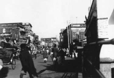 Wartime Archive of Reg Stone of Skelmanthorpe: Pactualy Street, Dacca (Dhaka), Old Capital of Bengal. 