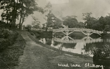 Wartime Archive of Reg Stone of Skelmanthorpe: Ward Lake in Shillong – the Assam Hill Station, Shillong was 80 miles up from Sylhet, Bengal Plaines. 