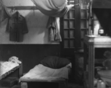 Royal Air Force 1543805 R.O. Stone East Bengal and Burma 1943-1946: Black and White Negatives of various photographs taken over that period – Billet Quarters based in old prison buildings “Insein” near Rangoon – “Charpoy bed with a mosquito net hung over,” Reg Stone.