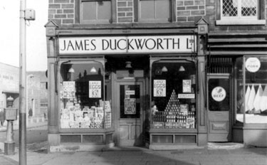 Album containing the various retail outlets currently/once owned by Mrs Duff's Family - James Duckworth Ltd, Lockbridge
