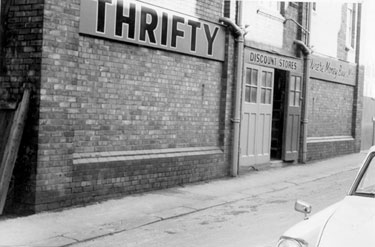 Album containing the various retail outlets currently/once owned by Mrs Duff's Family - Thrifty Discount Stores - Tlydesley, Greater Manchester