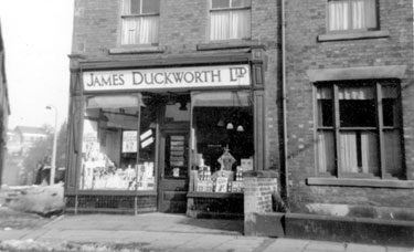 Album containing the various retail outlets currently/once owned by Mrs Duff's Family - James Duckworth Limited - Norden