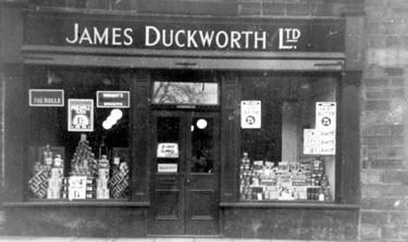 Album containing the various retail outlets currently/once owned by Mrs Duff's Family - James Duckworth Limited - Gatebottom