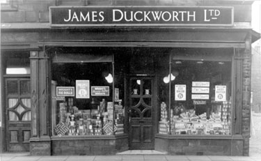 Album containing the various retail outlets currently/once owned by Mrs Duff's Family - James Duckworth Limited - Roomfield
