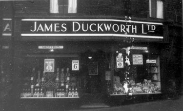 Album containing the various retail outlets currently/once owned by Mrs Duff's Family - James Duckworth Limited - Sowerby Bridge, West Yorkshire