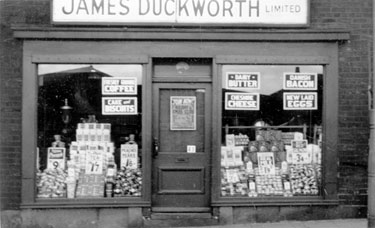 Album containing the various retail outlets currently/once owned by Mrs Duff's Family - James Duckworth Ltd - High Crompton, Lancashire