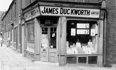 Album containing the various retail outlets currently/once owned by Mrs Duff's Family - James Duckworth Ltd - Shaw Road, Greater Manchester
