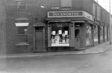 Album containing the various retail outlets currently/once owned by Mrs Duff's Family - James Duckworth Ltd - No. 129 Greenacres Road