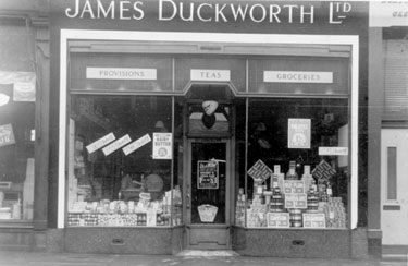 Album containing the various retail outlets currently/once owned by Mrs Duff's Family - James Duckworth Ltd - Lower Mossley, Greater Manchester