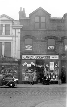 Album containing the various retail outlets currently/once owned by Mrs Duff's Family - James Duckworth Ltd - Hyde, Greater Manchester