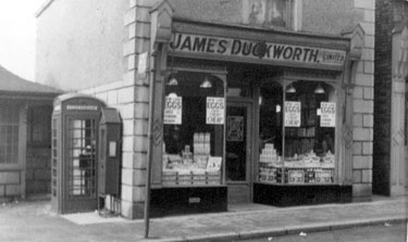 Album containing the various retail outlets currently/once owned by Mrs Duff's Family - James Duckworth Ltd - Whitworth, Lancashire
