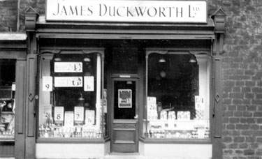 Album containing the various retail outlets currently/once owned by Mrs Duff's Family - James Duckworth Ltd - Bridge Mills