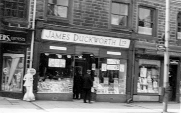 Album containing the various retail outlets currently/once owned by Mrs Duff's Family - James Duckwort Ltd - Waterfoot, Lancashire