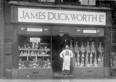 Album containing the various retail outlets currently/once owned by Mrs Duff's Family - James Duckwort Ltd - (Hobbeshaw) Castleton, Greater Manchester