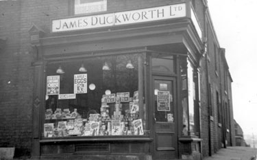 Album containing the various retail outlets currently/once owned by Mrs Duff's Family - James Duckwort Ltd - 368 Grimshaw Lane, Middleton Junction, Greater Manchester