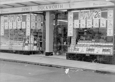 Album containing the various retail outlets currently/once owned by Mrs Duff's Family - James Duckworth Ltd - Burnley, Lancashire