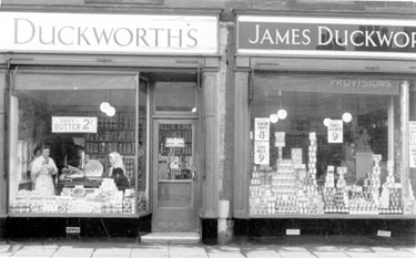Album containing the various retail outlets currently/once owned by Mrs Duff's Family - James Duckworth Ltd - Colne Road, Burnley, Lancashire