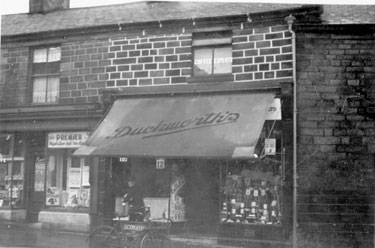 Album containing the various retail outlets currently/once owned by Mrs Duff's Family - James Duckworth Ltd - Oswald Twistle