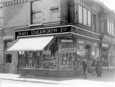 Album containing the various retail outlets currently/once owned by Mrs Duff's Family - James Duckworth Ltd - South Shore