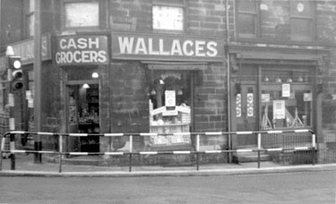 Album containing the various retail outlets currently/once owned by Mrs Duff's Family - Wallaces Ltd, Lockwood - Huddersfield