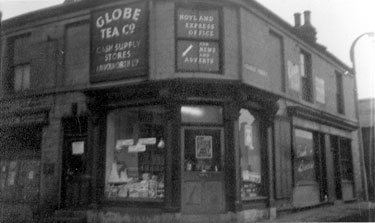Album containing the various retail outlets currently/once owned by Mrs Duff's Family - Globe Tea Co. - George Street, Hoyland, South Yorkshire