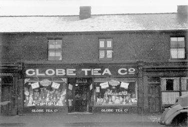 Album containing the various retail outlets currently/once owned by Mrs Duff's Family - Globe Tea Co. - Goldthorpe, South Yorkshire (old shop)