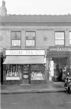 Album containing the various retail outlets currently/once owned by Mrs Duff's Family - Globe Tea Co. - Station Road, East Kirkby, West Yorkshire