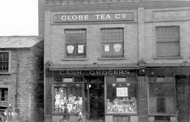 Album containing the various retail outlets currently/once owned by Mrs Duff's Family - Globe Tea Co. - Main Parade, Hothwaite