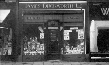 Album containing the various retail outlets currently/once owned by Mrs Duff's Family - James Duckworth Ltd. - King's Cross