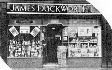 Album containing the various retail outlets currently/once owned by Mrs Duff's Family - James Duckworth Ltd. - image taken from the 