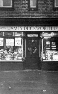 Album containing the various retail outlets currently/once owned by Mrs Duff's Family - James Duckworth Ltd - Barlow Moor Road