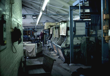Benjamin Armitages, Shepley - Finishing Department, scouring boxes for cloth.