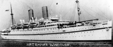 H.M.T. Empire Windrush.